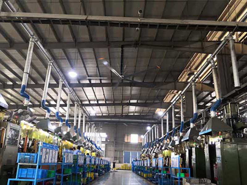 工業大吊扇風量大，覆蓋廣，廣泛適用于大型商用場所